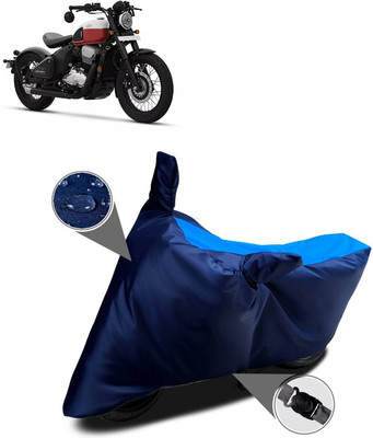 PAGORA Waterproof Two Wheeler Cover for JAWA(42, Blue)