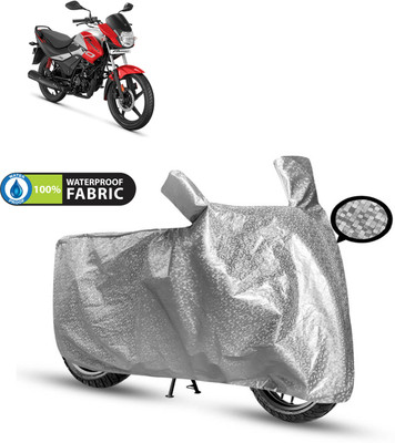 CODOKI Waterproof Two Wheeler Cover for Hero(Passion Pro i3S, Silver)
