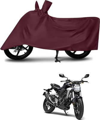 aosis Two Wheeler Cover for Honda(CB300R, Maroon)
