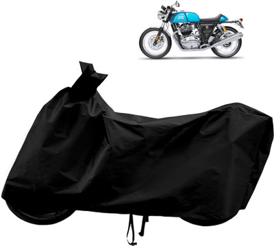 Horseyaart Waterproof Two Wheeler Cover for Royal Enfield(Continental GT, Black)
