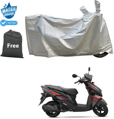 CODOKI Waterproof Two Wheeler Cover for Suzuki(Avenis 125, Silver)