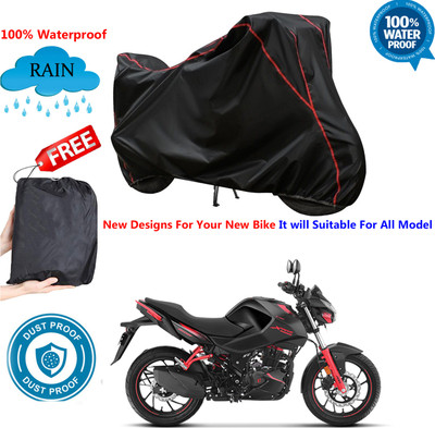 OliverX Waterproof Two Wheeler Cover for Hero(Motocorp Xtreme 160 R, Black)