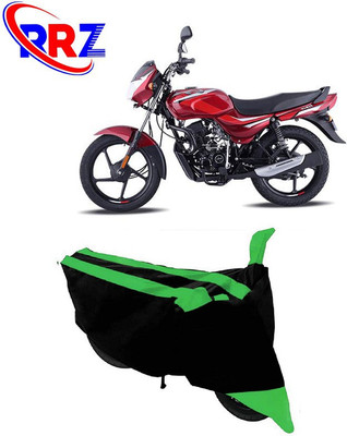 RRZ Waterproof Two Wheeler Cover for Bajaj(CT100, Black, Green)