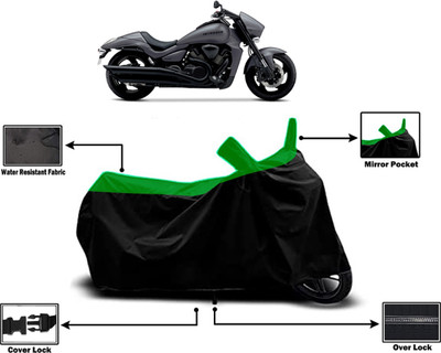 Amexride Two Wheeler Cover for Kinetic(Boss, Green)