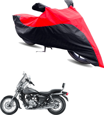 Motodreka Two Wheeler Cover for Bajaj(Avenger 220 DTS-i, Red, Black)