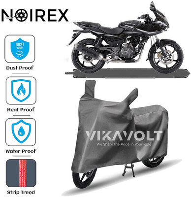 NOIREX Two Wheeler Cover for Bajaj(Pulsar 220F, Grey)