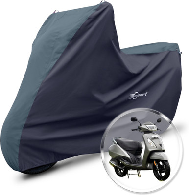 Neodrift Two Wheeler Cover for TVS(Jupiter, Green, Black)