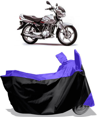 Amexride Two Wheeler Cover for Suzuki(Zeus, Blue, Black)
