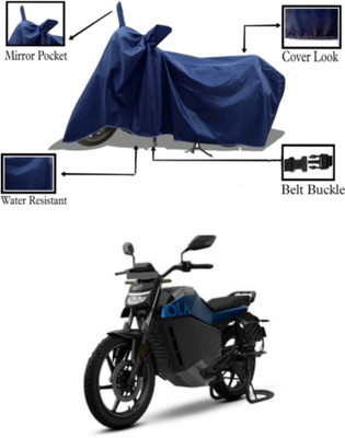 RAQTRO Waterproof Two Wheeler Cover for Ola(Scooty, Blue)