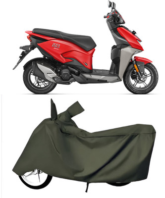 Auto World Waterproof Two Wheeler Cover for Hero(Scooty, Beige)