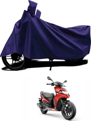 AASHTIK MART Waterproof Two Wheeler Cover for Aprilia(SR 125, Blue)