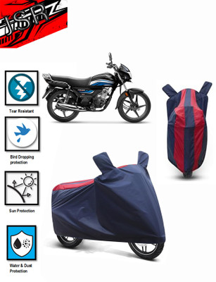 J S R Waterproof Two Wheeler Cover for Honda(CD 110 Dream, Blue, Red)