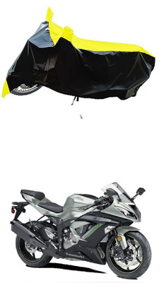 VESMEI Two Wheeler Cover for Kawasaki(Ninja ZX-6R, Yellow)