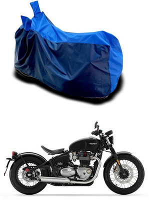 DeepShakshi AUTOMOTIVE Waterproof Two Wheeler Cover for Triumph(Bonneville Bobber, Blue)