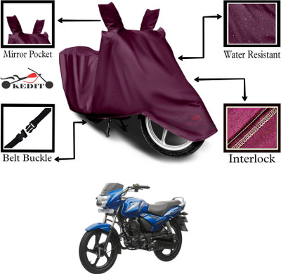 AASHTIK MART Two Wheeler Cover for TVS(Star City, Maroon)