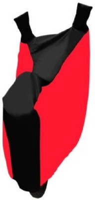 RAAMKM Two Wheeler Cover for Hero(HF Deluxe i3s, Red, Black)