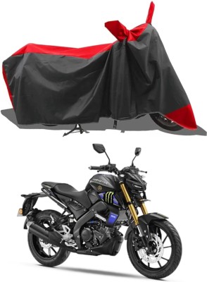 RAQTRO Two Wheeler Cover for Yamaha(MT 15 New, Red, Black)