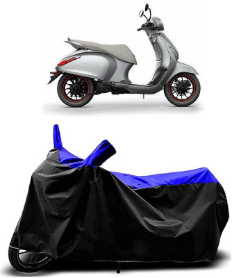 VESMEI Two Wheeler Cover for Bajaj(Chetak, Blue)