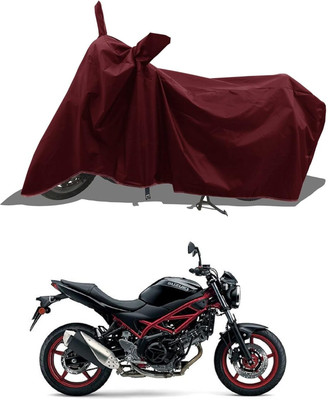 DeepShakshi AUTOMOTIVE Two Wheeler Cover for Suzuki(SV 650, Maroon)