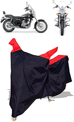 Amexride Two Wheeler Cover for Bajaj(Cruiser BS6, Black)