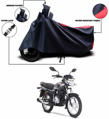ANTHUB Waterproof Two Wheeler Cover for Bajaj(Red)