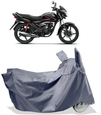 Tritika Waterproof Two Wheeler Cover for Honda(Shine, Grey)