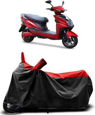Fastak Two Wheeler Cover for Techo Electra(Raptor BS6, Red)