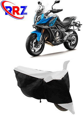 RRZ Waterproof Two Wheeler Cover for CFMoto(650MT, Black, White)