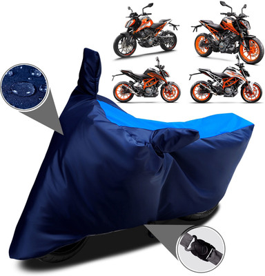 DeepShakshi AUTOMOTIVE Waterproof Two Wheeler Cover for KTM(200 Duke, Blue)