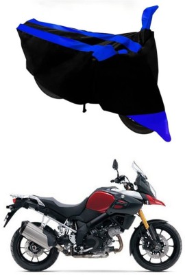 Ascension Two Wheeler Cover for Suzuki(V Strom 1000, Blue, Black)