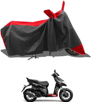 KEDIT Two Wheeler Cover for Aprilia(Red, Black)