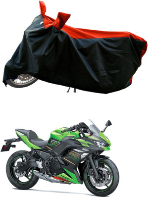 DeepShakshi AUTOMOTIVE Waterproof Two Wheeler Cover for Kawasaki(Ninja 650 BS6, Red)
