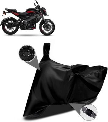 DeepShakshi AUTOMOTIVE Two Wheeler Cover for Bajaj(Pulsar NS200, Black)