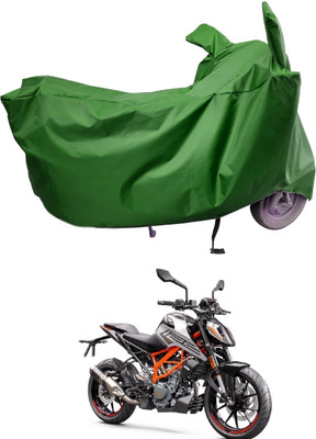 Amexride Two Wheeler Cover for KTM(125 Duke, Maroon)