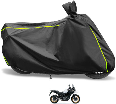 Euro Care Waterproof Two Wheeler Cover for Suzuki(V-Strom 650 XT, Black)