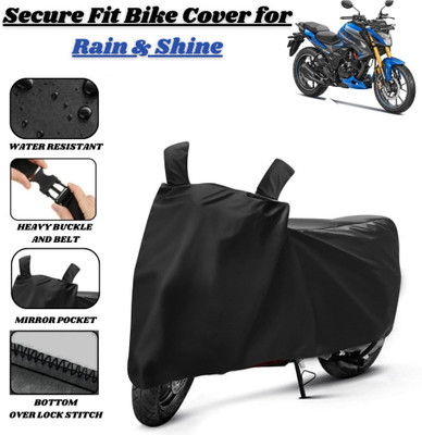 Delphinium Waterproof Two Wheeler Cover for Honda(Hornet 2.0, Black)