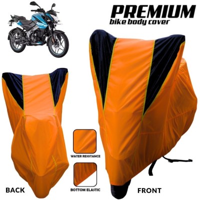 MADAFIYA Two Wheeler Cover for Bajaj(Pulsar NS125, Orange, Black, Yellow)