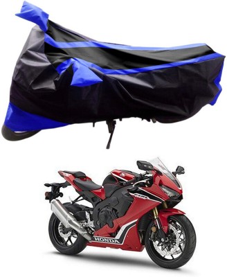 Ascension Two Wheeler Cover for Honda(CBR 1000RR, Black, Blue)