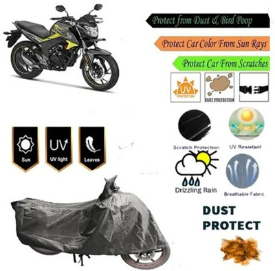 Tritika Waterproof Two Wheeler Cover for Honda(CB300R, Grey)