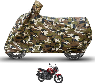 Caronix Waterproof Two Wheeler Cover for Yamaha(SZ X, Brown)