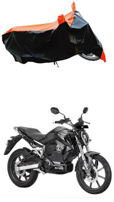 VESMEI Two Wheeler Cover for Revolt(RV 400, Orange)