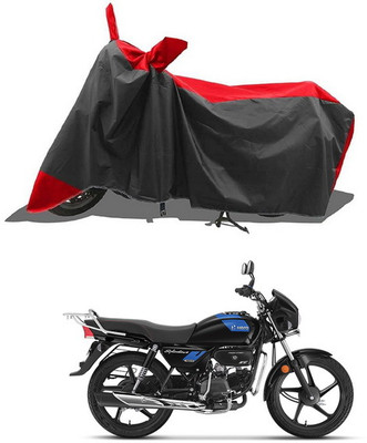 PAGORA Waterproof Two Wheeler Cover for Hero(Red, Black)