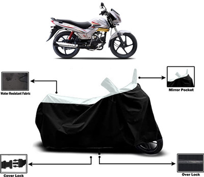 Amexride Two Wheeler Cover for Mahindra(Centuro BS6, White)