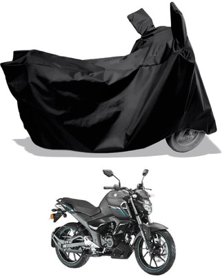 Amexride Two Wheeler Cover for Yamaha(FZ-S Fi Version 3.0, Black)