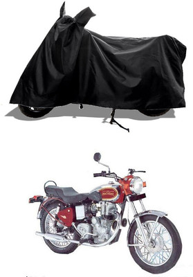 GROFATIK Two Wheeler Cover for Royal Enfield(Machismo 350, Black)