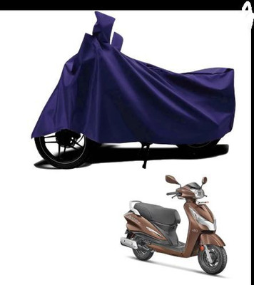 JVBRANGI Waterproof Two Wheeler Cover for Hero(Destini 125, Blue)