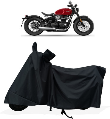 Tricway Two Wheeler Cover for Triumph(Bonneville Bobber, Black)