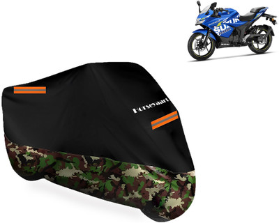 Horseyaart Waterproof Two Wheeler Cover for Suzuki(Gixxer SF, Multicolor)