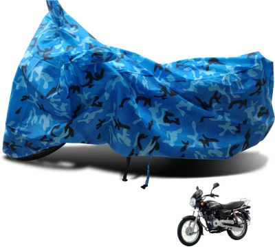 Euro Care Waterproof Two Wheeler Cover for Bajaj(Boxer, Blue)