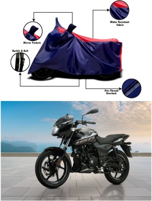 RAQTRO Waterproof Two Wheeler Cover for Bajaj(Pulsar 150 BS6, Red, Blue)